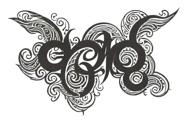 Gangster Calligraphy Design