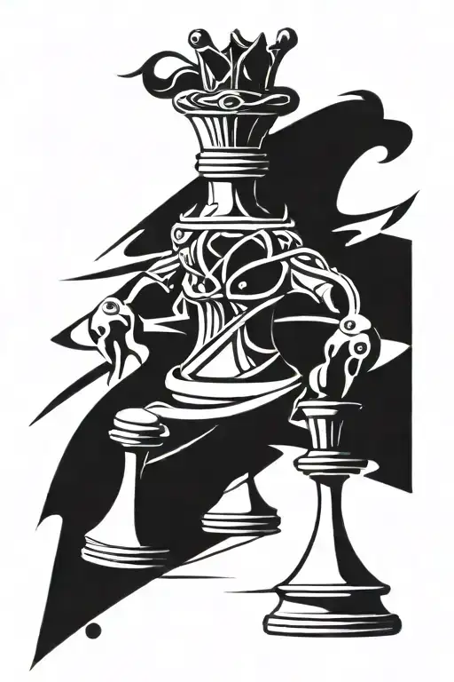 Solo King Chess Piece