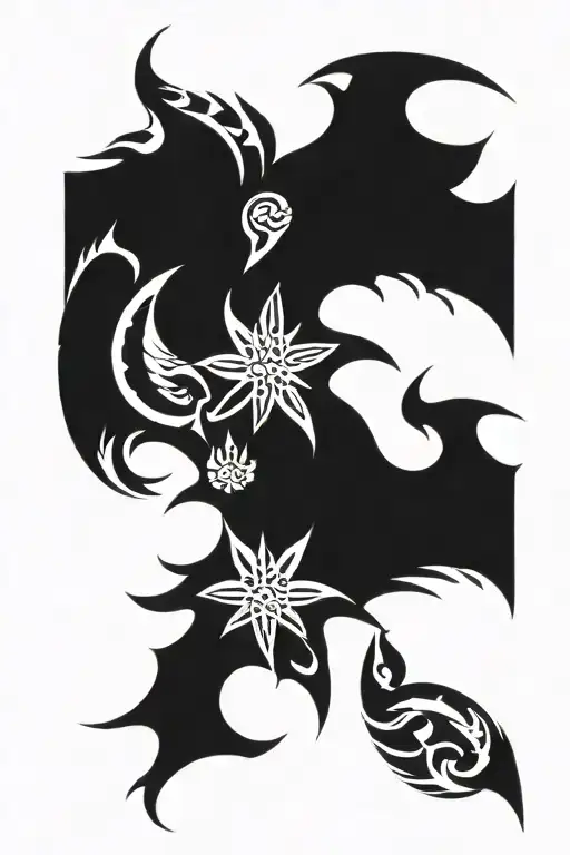 Tribal Filipino Sleeve Tattoo Design