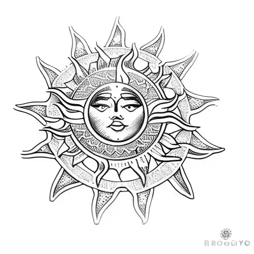 A Sun Brooch
