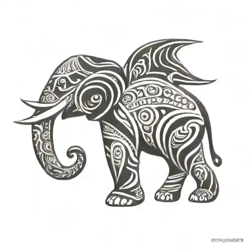 Number 24 With An Elephant