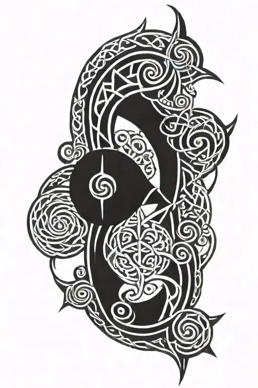 Mostly Celtic Design With Viking Influences