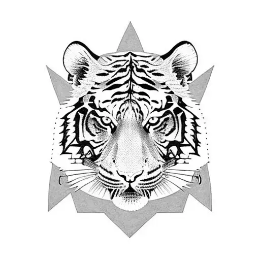 Tiger With A Shepards Staff