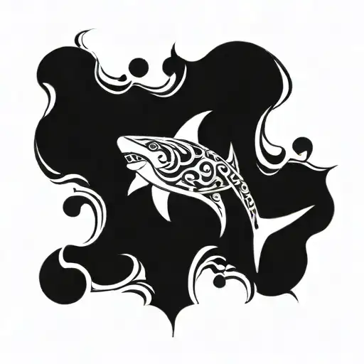 Ray And Hammerhead Shark