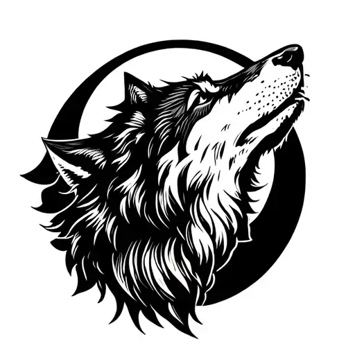 Wolf Howling At The Moon