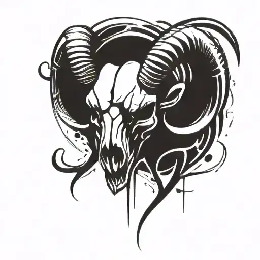 Ram Skull Dark