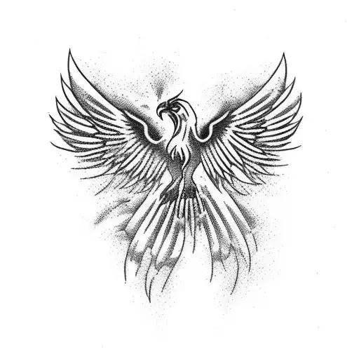 Phoenix Rebirth From Ashes