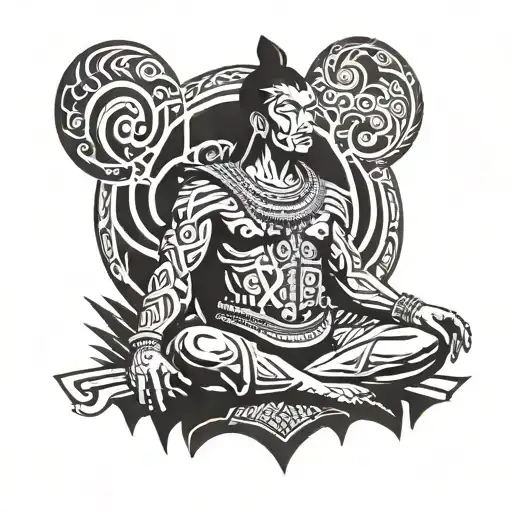 Filipino Warrior Meditating