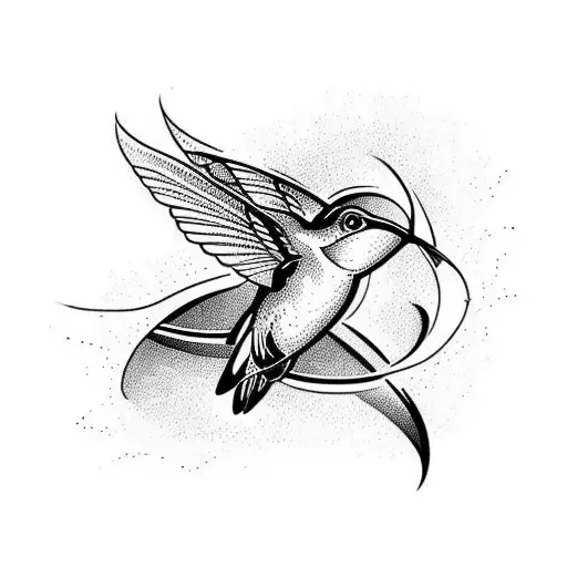 Humming Bird Chi Symbol