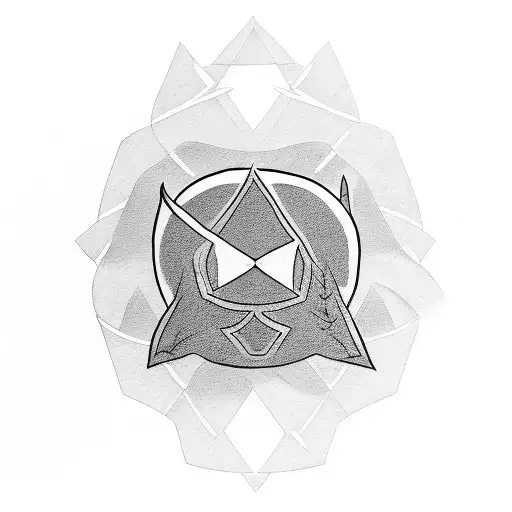 A Minimalist Blackwork Tattoo Of A Rosemary Sprig With Subtle References To Rock Music And Anime