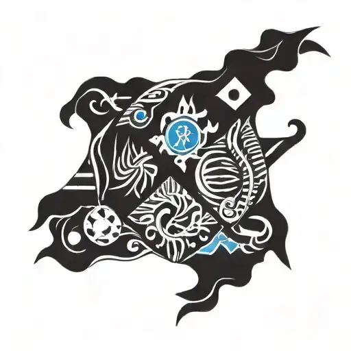 Olympique De Marseille Football Scarf Wrapped