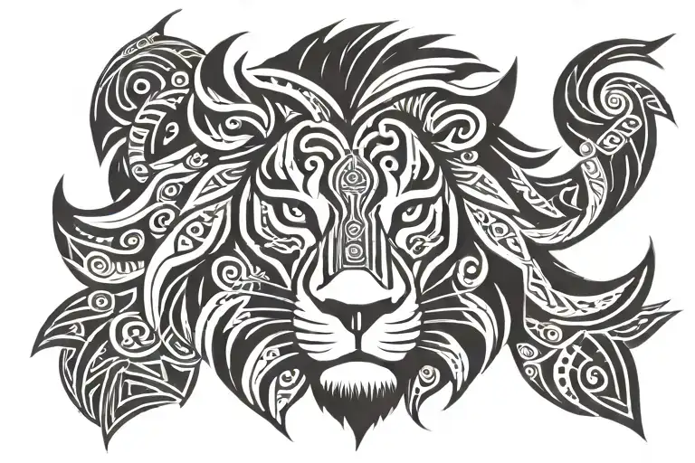 Maori Lion Head