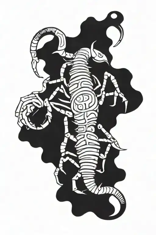 Scorpion Astro Constellation Intertwined