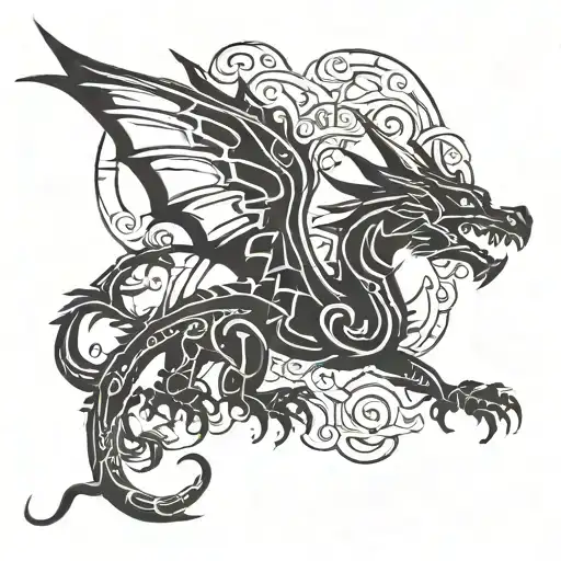 Dragon Flying