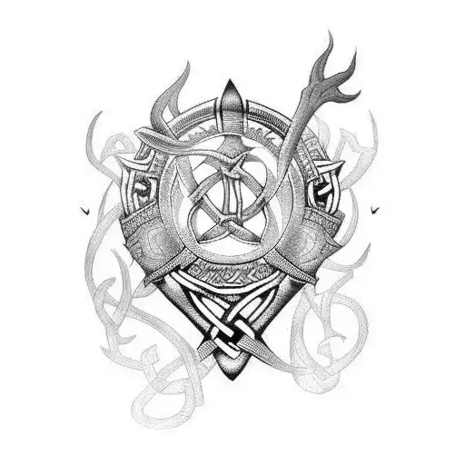 Celtic Druid Full Sleeve