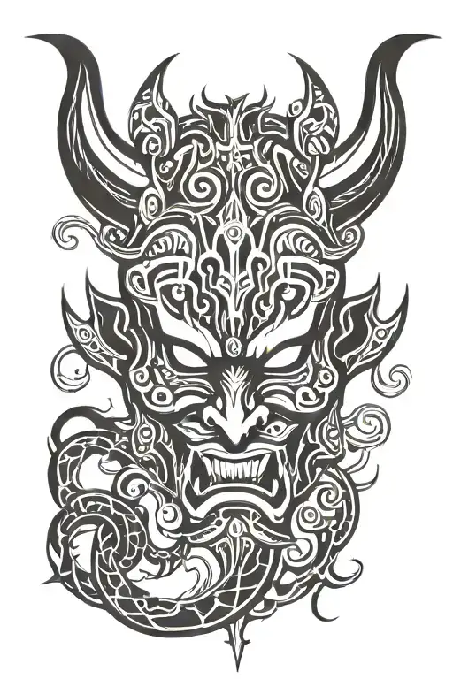 Oni Demon Mask