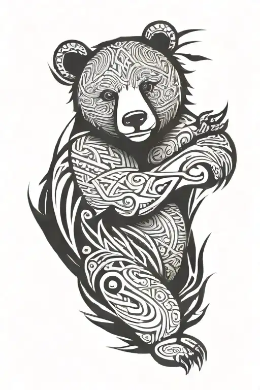 Bear Wrapped Around Arm