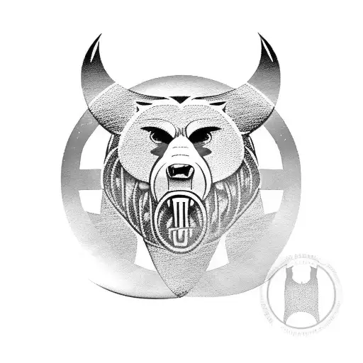 Viking Shield Bear Crest