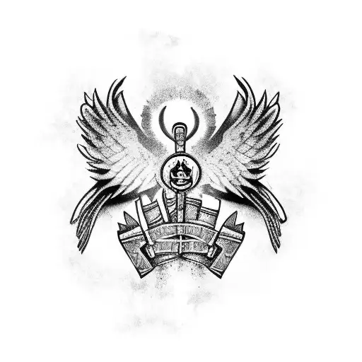 Protector Strong Angel Cancer Zidiac Sign