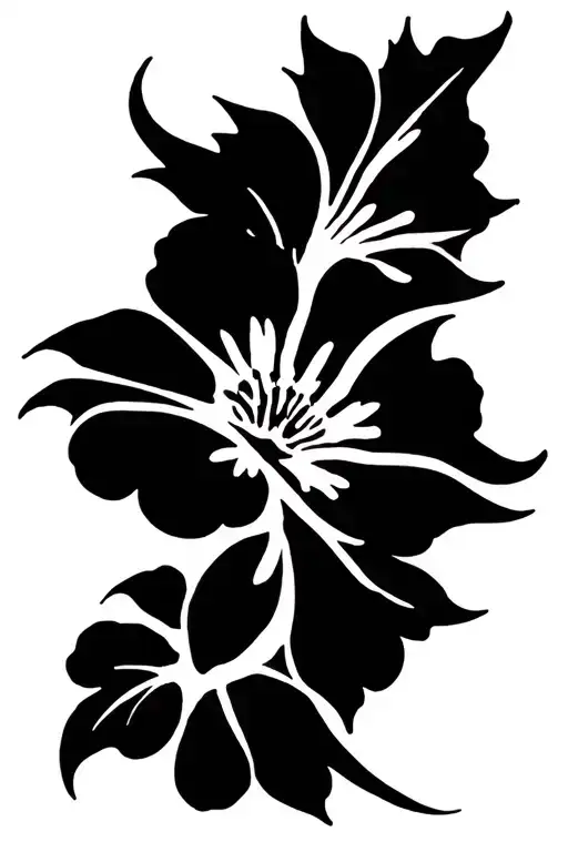 Morning Glory And Aster Vine