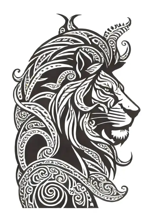 Maori Lion Head