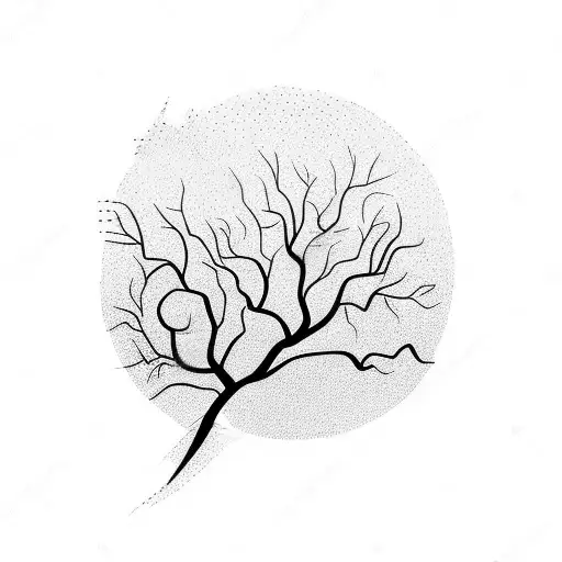 Tree Branch With Tree Birds