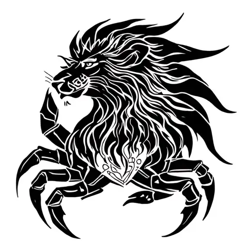 Lion And Crab