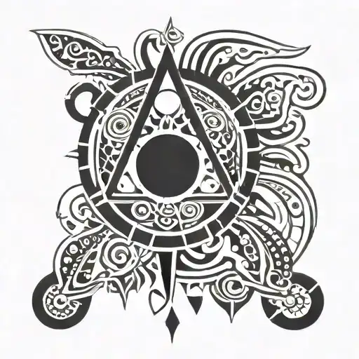 Creative Tattoo Representing The Soul Of The Artist