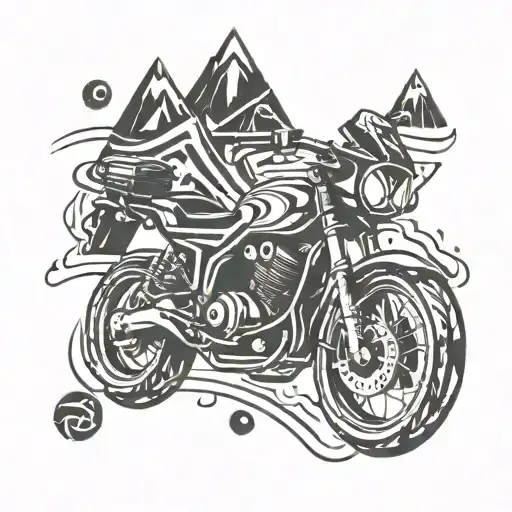 Motorcycle Camping Bouldering