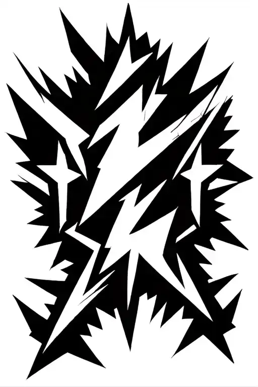 Star And Lightning Bolt