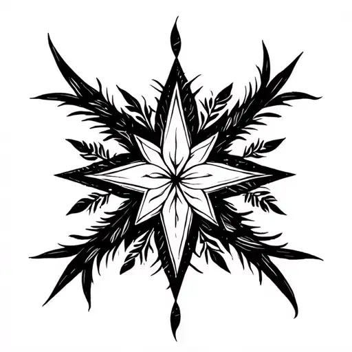 Plant Intertwined With Existing Star