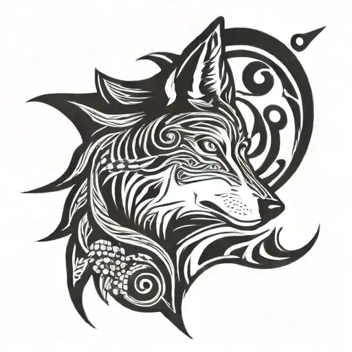 Wolf Peace Symbol Zen Wolf Howling