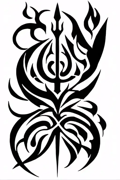 Sudarshan Chakra With Trident