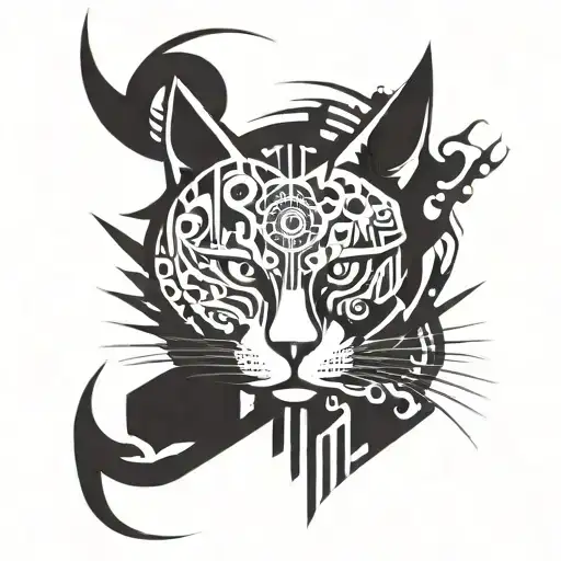 Mechanical Cat Warrior