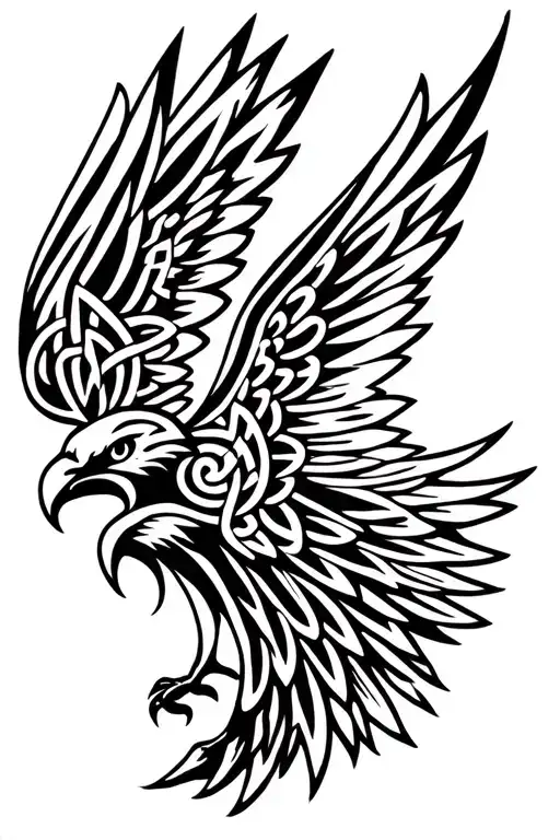 Celtic Eagle Wings