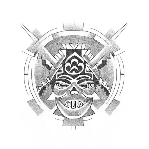 Tattoo Combining Mexican And Puerto Rican Culture