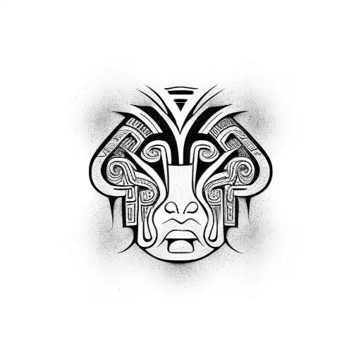 Maori Face Animal