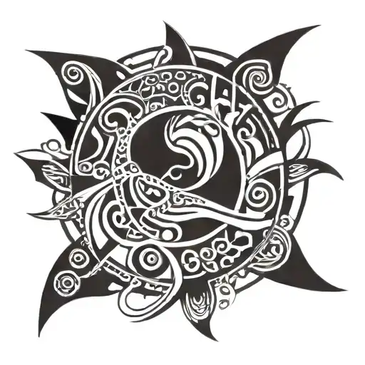 Two Dots In The Middle Of A Circle