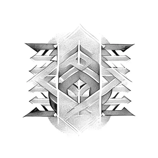 Tattoo To Cover Up A Arrow Design With Word Hope Written In It