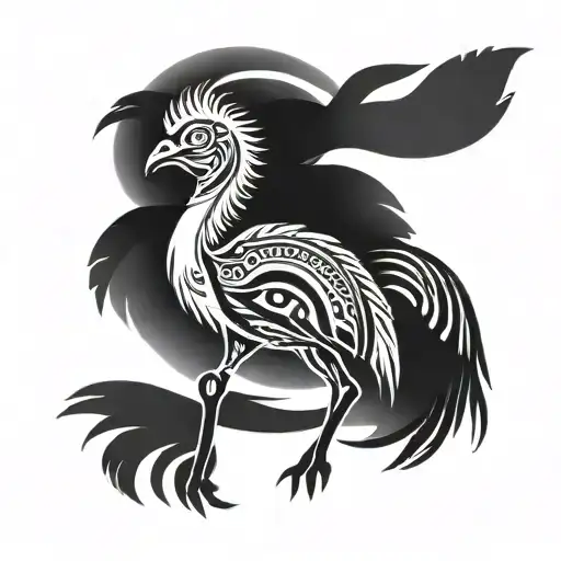 Zuko On An Ostrich Horse