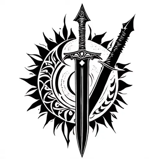 Ink Pen And A Dagger