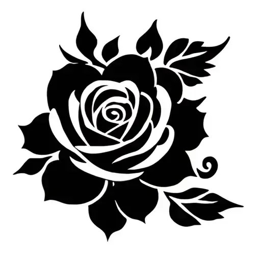 Tribal Rose Indigenous Style