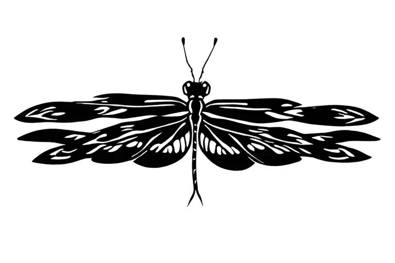 Flying Mating Dragonflies