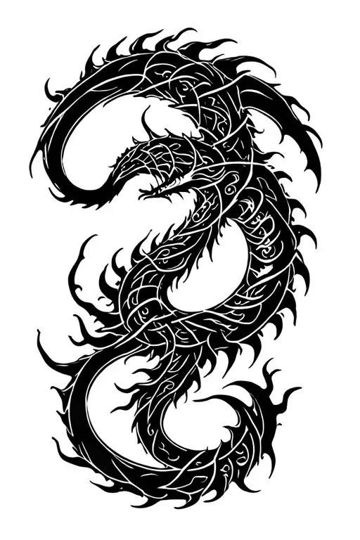 Jormungandr Circle Yggdrasil