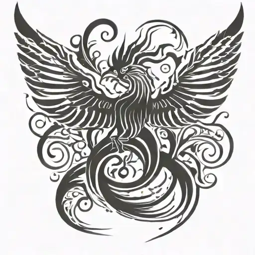 Phoenix Rising From The Ashes