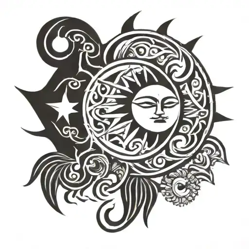 Sun Moon And Wind