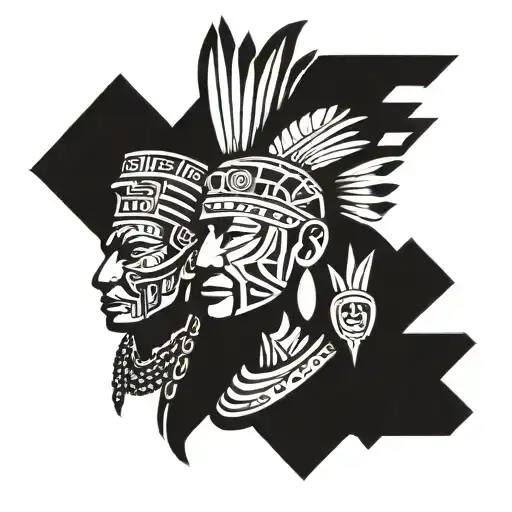 Portraits Of Mayan Tribes