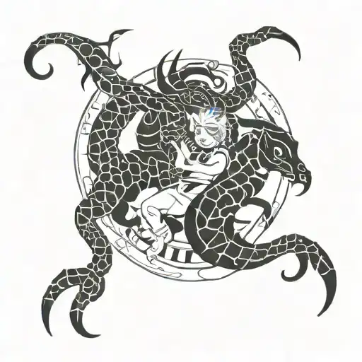 Scorpio Conquering A Tarus Baby Scorpio And Baby Libra With Gemini Female Pulling Into The Void