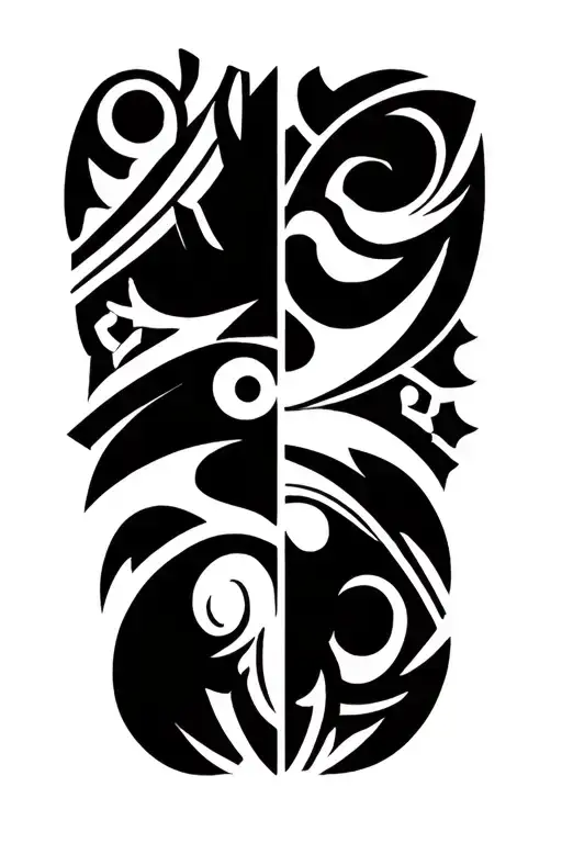 Cyber X Traditional On Forearm