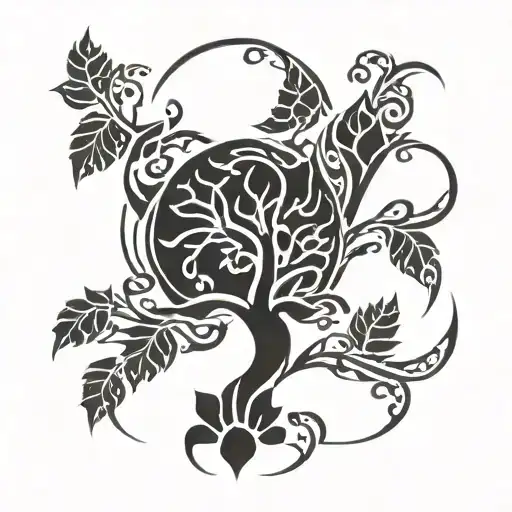 Yggdrasil With Dog Paw